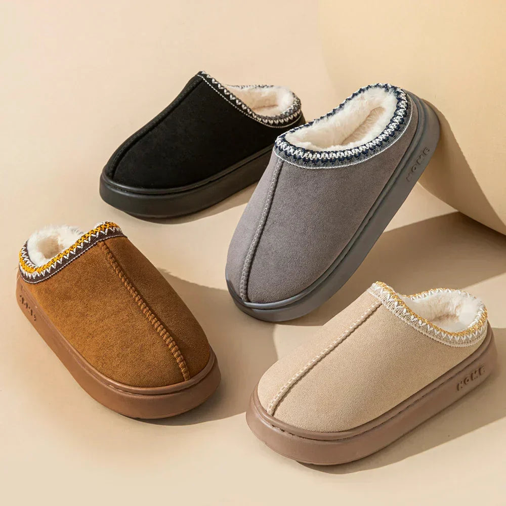 Chloe | Fluffy Platform Slippers™
